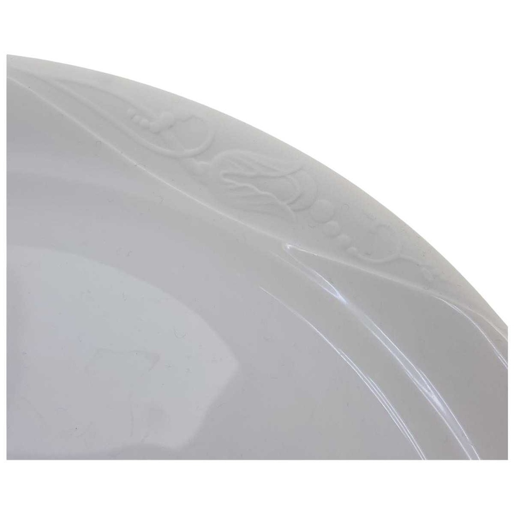 [100009] Teller 26 cm Royal Copenhagen Weiß gebraucht - sehr gut Bild 2