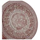 [100014] Untertasse für Kaffee 15 cm English Ironstone Tableware (EIT) EIT England Four Seasons Winter On The Home Farm gebraucht - akzeptabel Bild 2