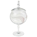[100017] Deckeldose Blumen Glas Bild 5