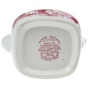 [100031] Kaffeekanne 1,25 L J & G Meakin England Haddon Hall Rot Historismus gebraucht - gut Bild 5