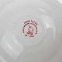 [100040] Untertasse für Kaffee 14,5 cm Enoch Wedgwood River Scene Rot gebraucht - gut Bild 4