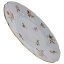 [100053] Kuchenteller Dessertteller Goldrand 19,5 cm Seltmann Weiden Retro Blumendekor Kordelrand II. Wahl gebraucht - sehr gut Bild 2