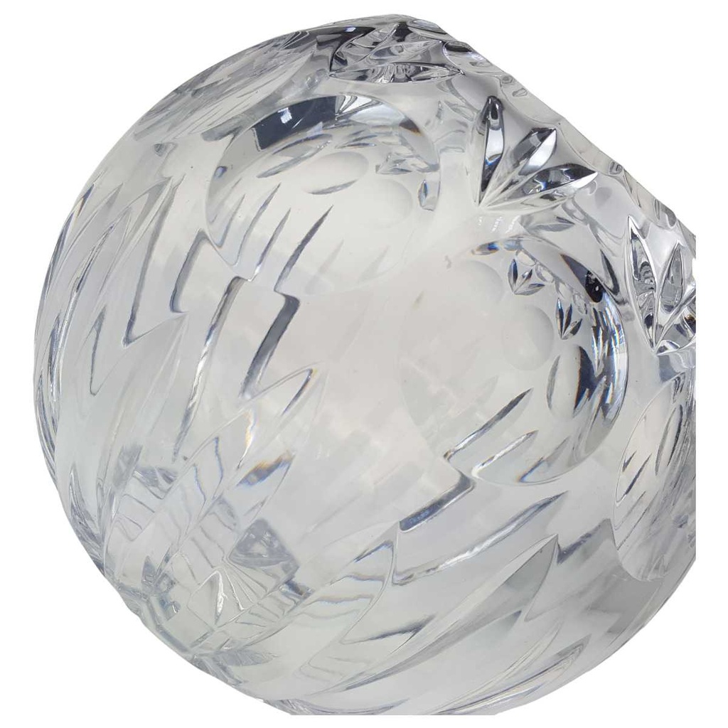 [100054] Kugelvase 16 cm Nachtmann Bamberg Transparent gebraucht - gut Bild 4