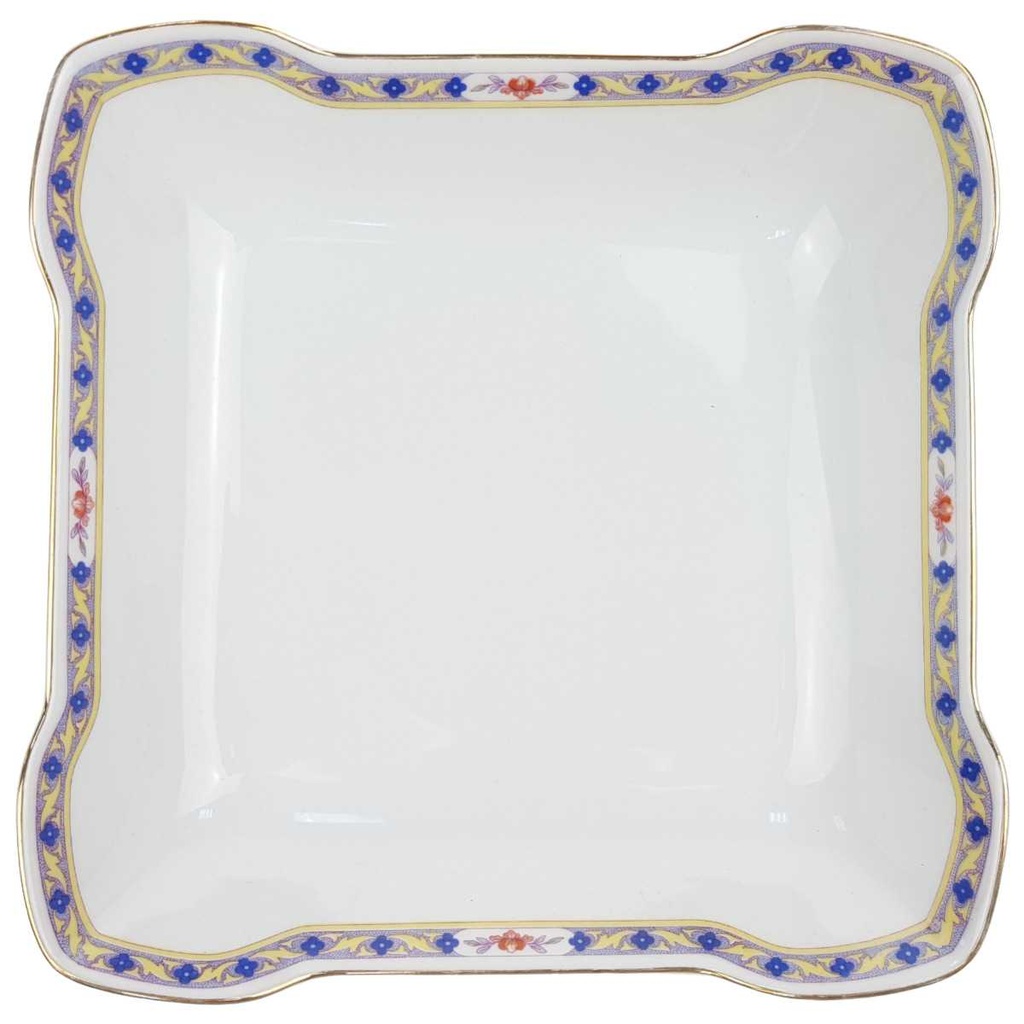 [100065] Schüssel Goldrand Rosenthal Botticelli Bunte Blumenranke Bavaria Selb gebraucht - gut Bild 2