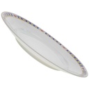 [100068] Speiseteller Goldrand 25,7 cm Rosenthal Botticelli Bunte Blumenranke Bavaria Selb gebraucht - gut Bild 2