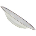 [100070] Suppenteller Goldrand 25,8 cm Rosenthal Botticelli Bunte Blumenranke Bavaria Selb gebraucht - sehr gut Bild 2
