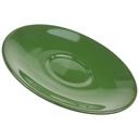 [100155] Untertasse für Kaffee 14,2 cm Seltmann Weiden gelb grün Dekor 07 42761 Retro gebraucht - gut Bild 2