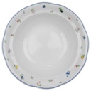 [100161] Schüssel Sauciere 23,5 cm Marienbad Ingres Weiss Streublumen Obstfrüchte gebraucht - gut Bild 2