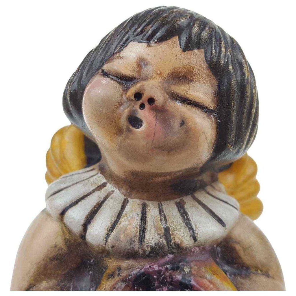 [100175] Kerzenhalter Figur Skulptur Thun Bozner Blaues Kleid Engel gebraucht - gut Bild 2