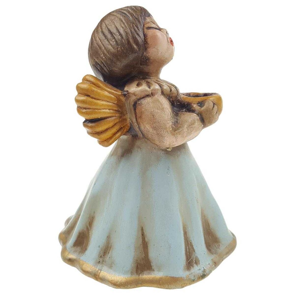[100175] Kerzenhalter Figur Skulptur Thun Bozner Blaues Kleid Engel gebraucht - gut Bild 6
