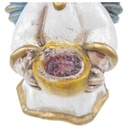 [100176] Kerzenhalter Figur Skulptur Thun Bozner Blau Goldene Flügel Engel gebraucht - akzeptabel Bild 2
