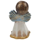 [100176] Kerzenhalter Figur Skulptur Thun Bozner Blau Goldene Flügel Engel gebraucht - akzeptabel Bild 4