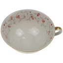 [100190] Teetasse Goldrand Golddekor 5,2 cm Neuerer elfenbein gebraucht - gut Bild 2