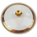 [100201] Deckeldose Goldrand Zeh Scherzer 9719 Elfenbein Beige gebraucht - sehr gut Bild 2