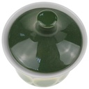[100202] Zuckerdose Seltmann Weiden gelb grün Dekor 07 42761 Retro gebraucht - gut Bild 2