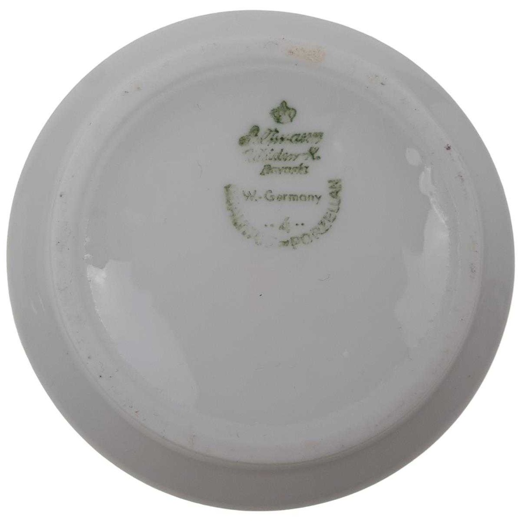 [100203] Milchkännchen Seltmann Weiden gelb grün Dekor 07 42761 Retro gebraucht - gut Bild 3