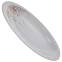 [100204] Kuchenteller Dessertteller 20,5 cm Bareuther Form 4732 Braune Blätter gebraucht - gut Bild 2