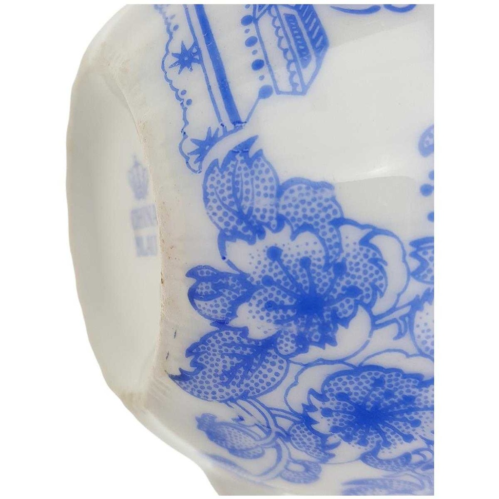 [100206] Kaffeetasse Griff abgerundet 5,3 cm China Blau gebraucht - gut Bild 2