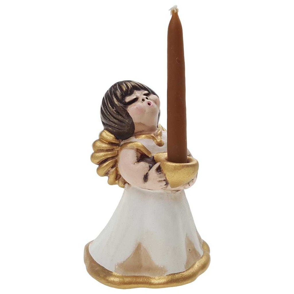 [100215] Kerzenhalter Figur Skulptur mit Kerze Thun Bozener Engel Anny Bild 2