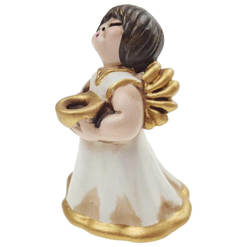 [100215] Kerzenhalter Figur Skulptur mit Kerze Thun Bozener Engel Anny Bild 6