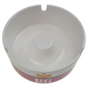 [100217] Aschenbecher Rund stapelbar mit Werbeaufdruck Reklame Kunststoff Vintage/Retro-Stil Bild 2