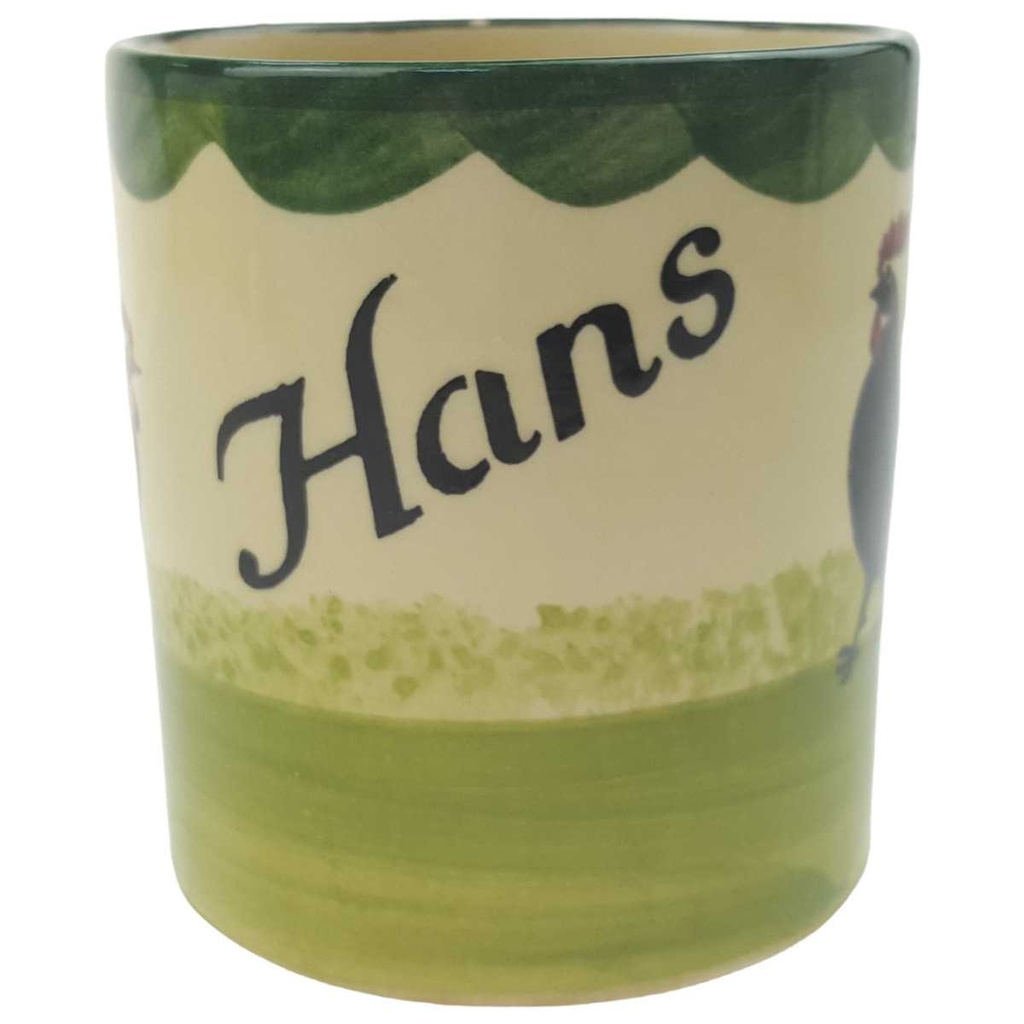 [100237] Kaffeetasse Kaffeebecher Zeller Keramik Hahn & Henne Hans gebraucht - gut Bild 2