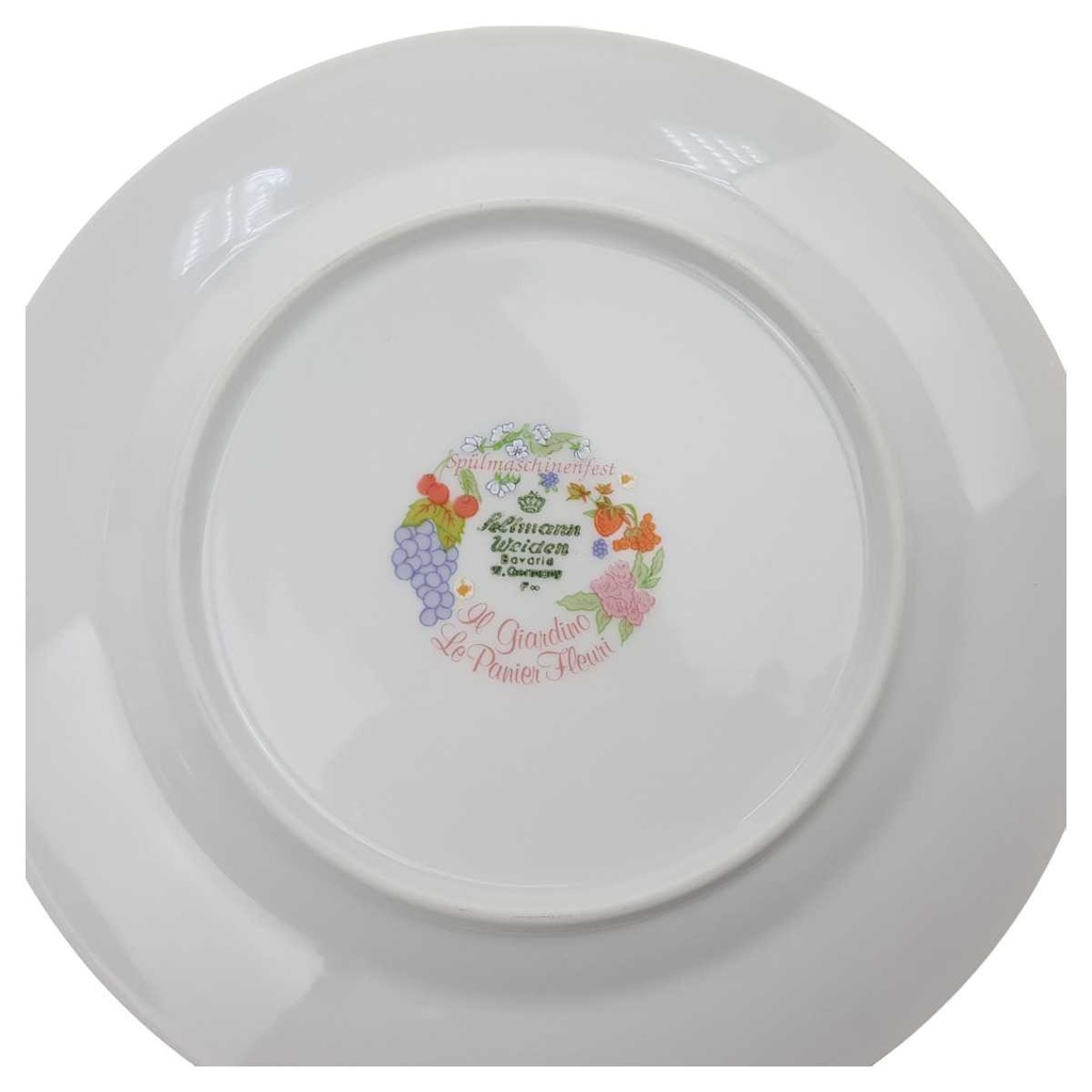 [100259] Kuchenteller Dessertteller 20 cm Seltmann Weiden Il Giardino Le Panier Fleuri gebraucht - neuwertig Bild 3