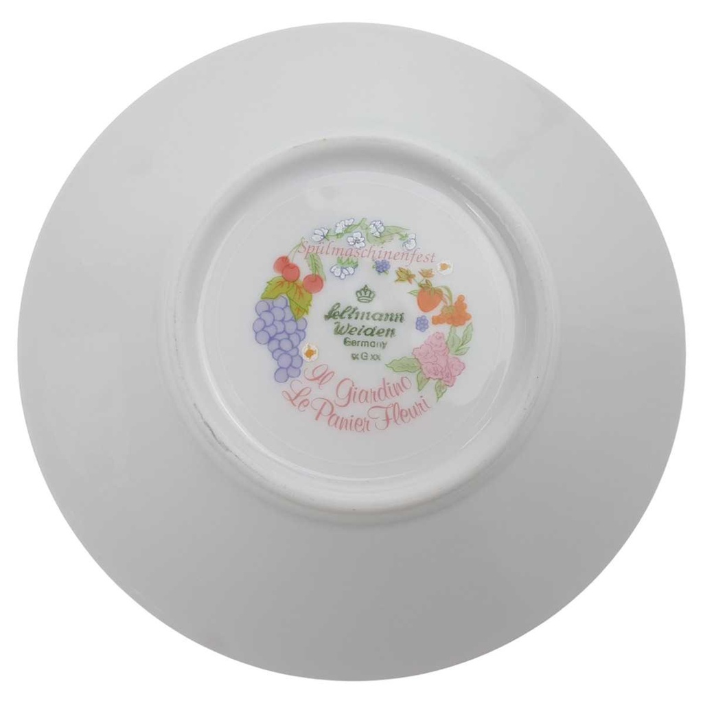 [100261] Untertasse für Kaffee 14,7 cm Seltmann Weiden Il Giardino Le Panier Fleuri gebraucht - neuwertig Bild 3