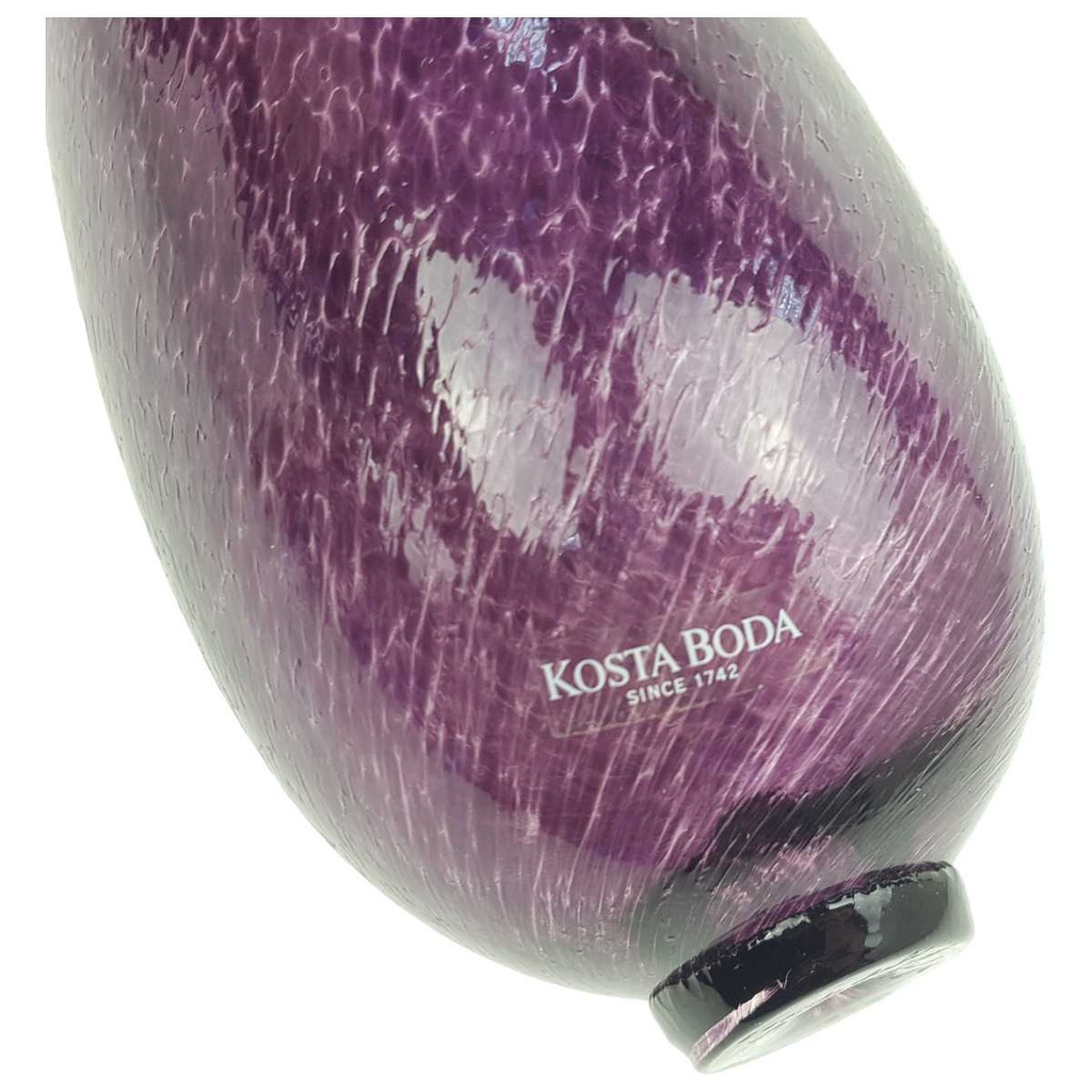 [100263] Skulptur Kosta Boda Aubergine Gunnel Sahlin Bild 3