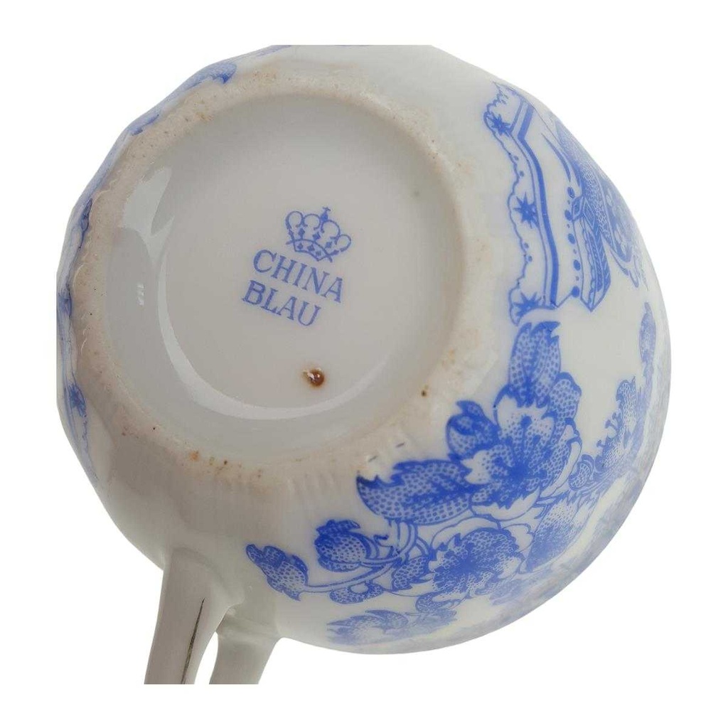 [100206] Kaffeetasse 5,3 cm Griff abgerundet China Blau Bild 4