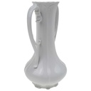 [100241] Henkelvase weiß H 22,5 cm Tirschenreuth Bild 3