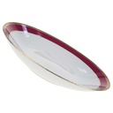[100268] Suppenteller 22 cm Seltmann Weiden Patricia Rot Gold 26347 gebraucht - gut Bild 2