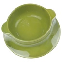 [100273] Suppentasse mit Untertasse Suppenbecher 2tlg Melitta Ceracron Happymix Grün neu Bild 3