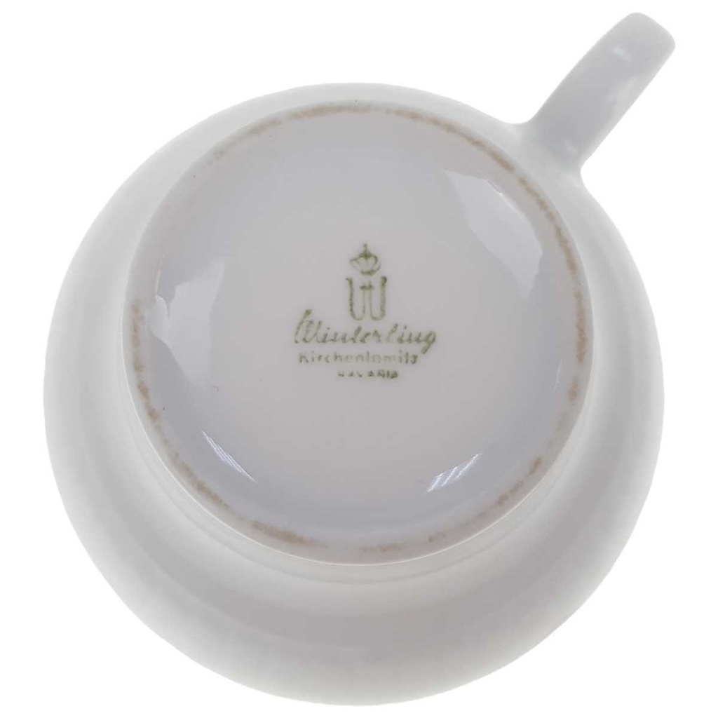 [100274] Kaffeetasse Winterling Kirchenlamitz rosa Blumen Relief gebraucht - gut Bild 3