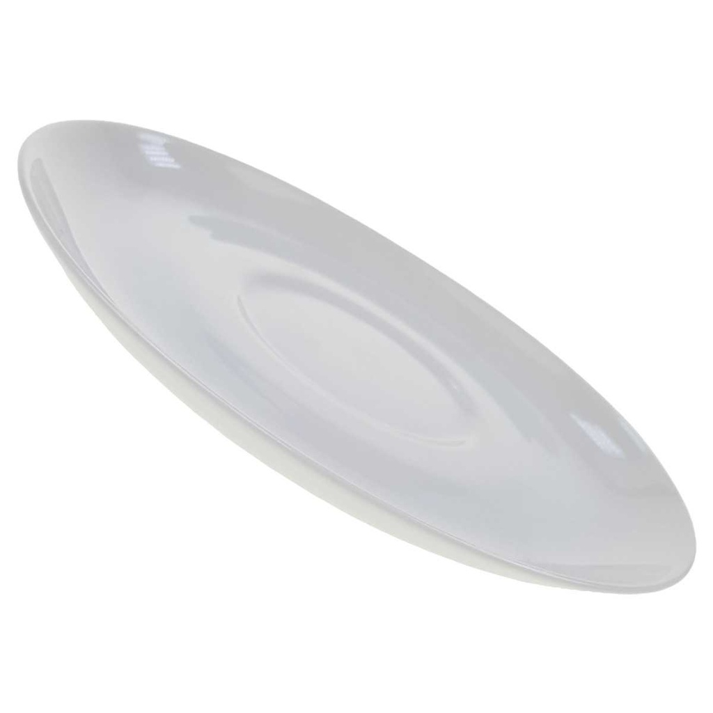 [100283] Untertasse 17 cm Arzberg Form 1382 Weiß gebraucht - gut Bild 2
