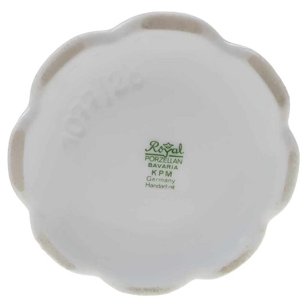 [100285] Vase 26 cm Royal KPM Bavaria Form 1077 Weiß gebraucht - gut Bild 3