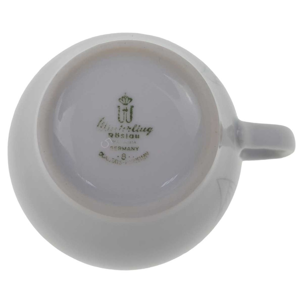 [100288] Kaffeetasse Winterling Röslau Relief graue Streifen gebraucht - gut Bild 2