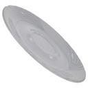 [100289] Untertasse für Kaffee 14,6 cm Winterling Röslau Relief graue Streifen gebraucht - gut Bild 2