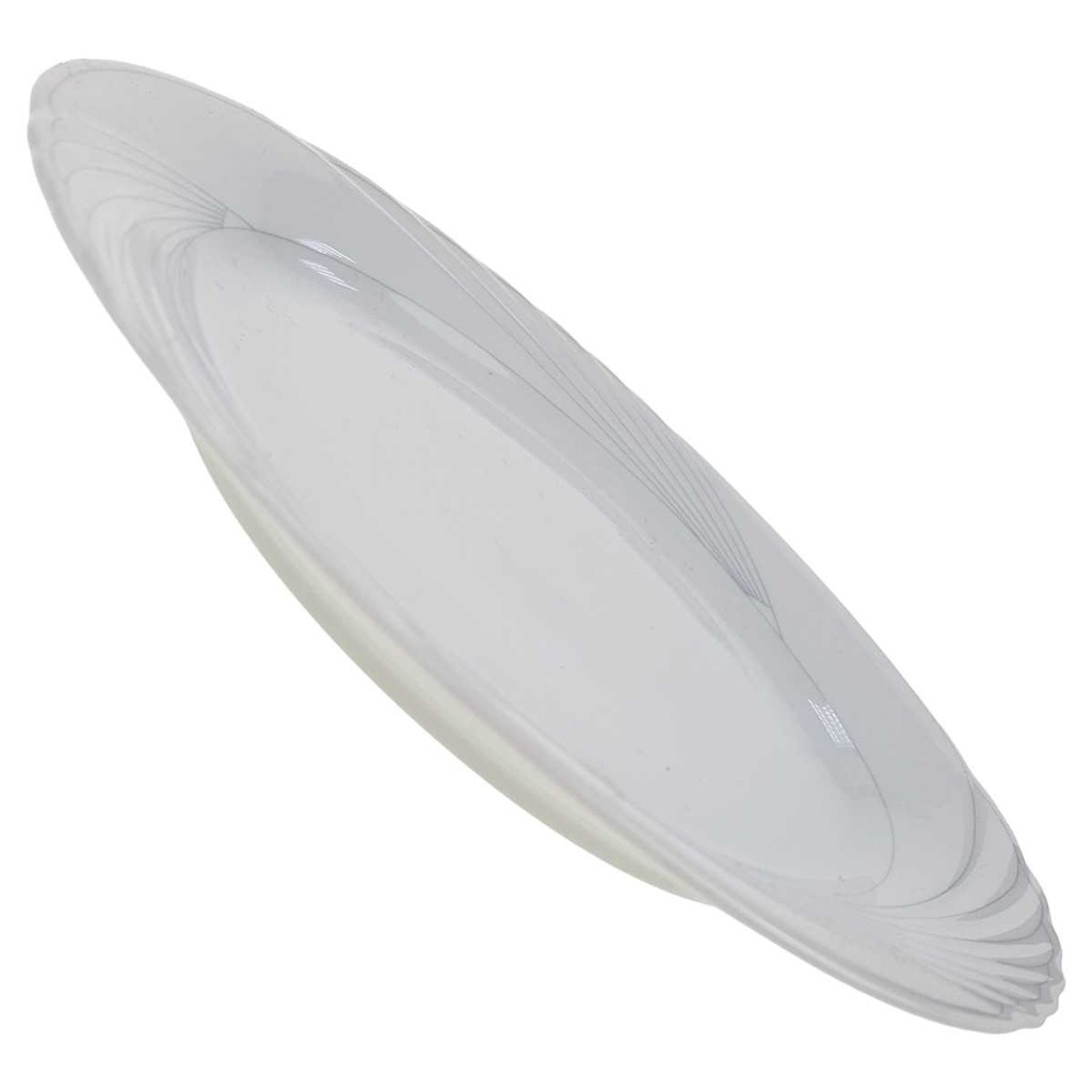 [100290] Kuchenteller 20 cm Winterling Röslau Relief graue Streifen gebraucht - gut Bild 2