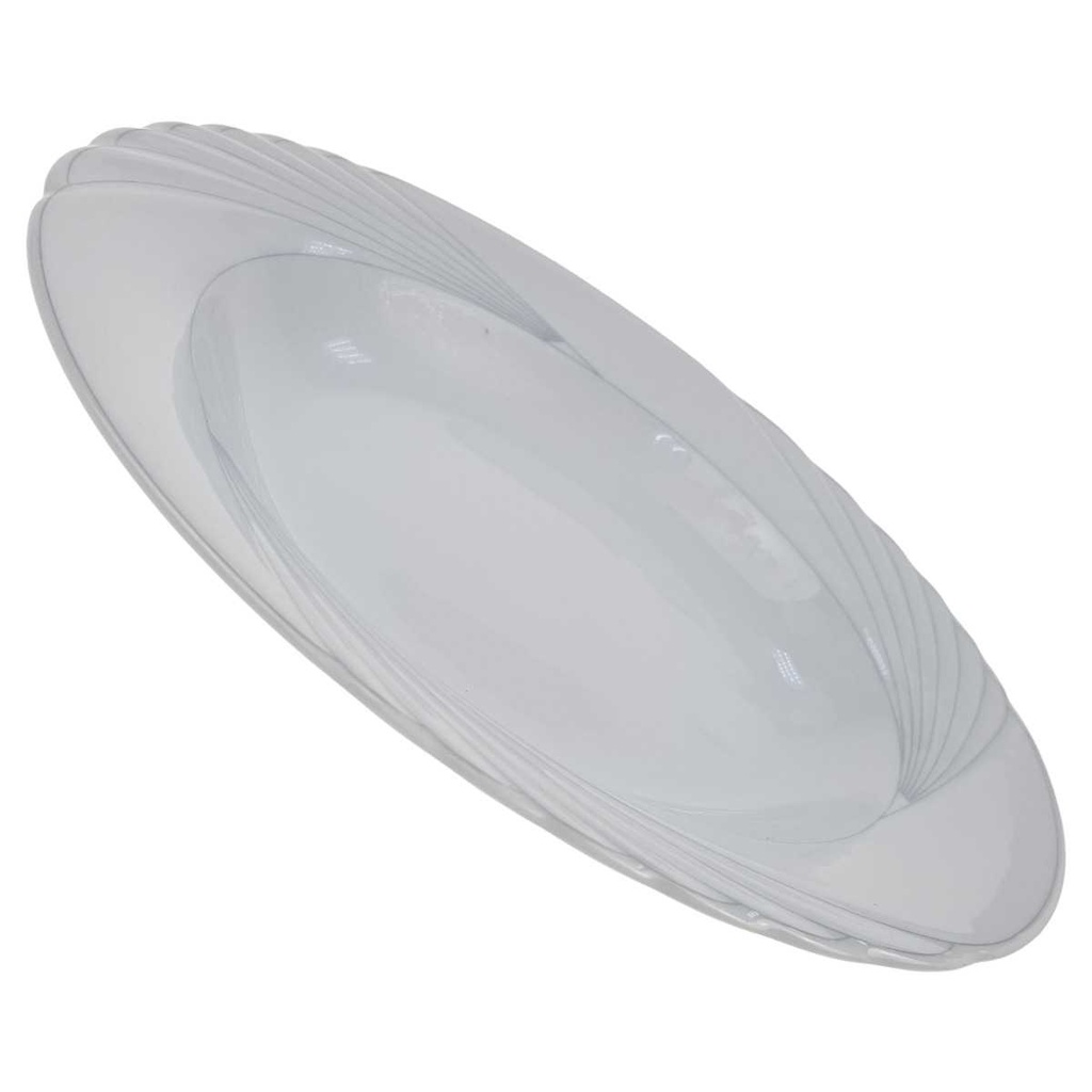 [100291] Suppenteller 22,5 cm Winterling Röslau Relief graue Streifen gebraucht - gut Bild 2