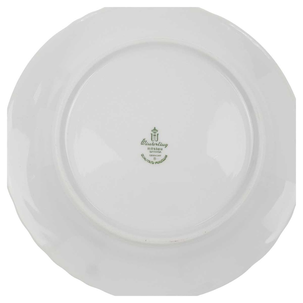 [100292] Speiseteller 24,5 cm Winterling Röslau Relief graue Streifen gebraucht - gut Bild 3