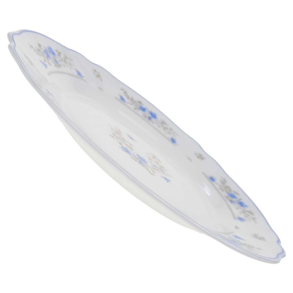 [100308] Kuchenteller 19,5 cm Arcopal Romantique Blaue Blumen gebraucht - sehr gut Bild 2