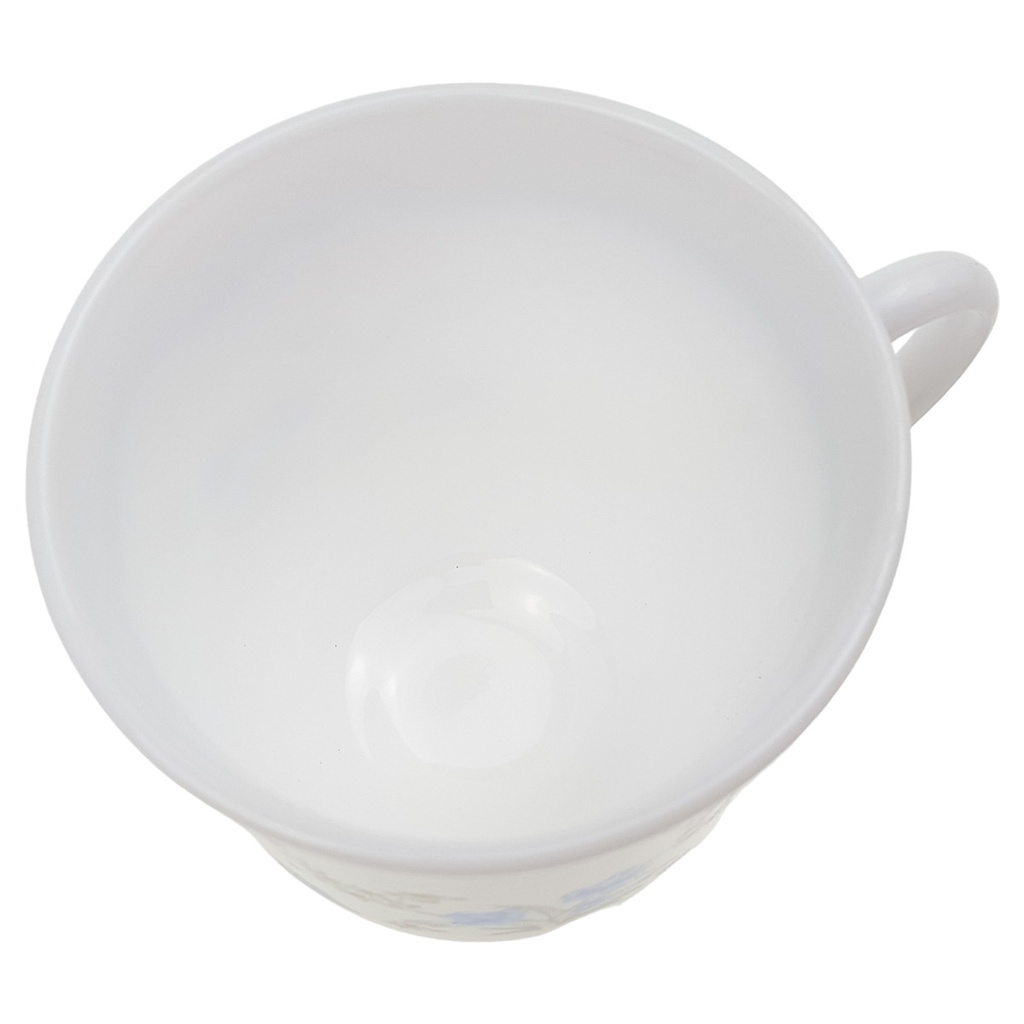[100310] Kaffeetasse Arcopal Romantique Blaue Blumen gebraucht - sehr gut Bild 2