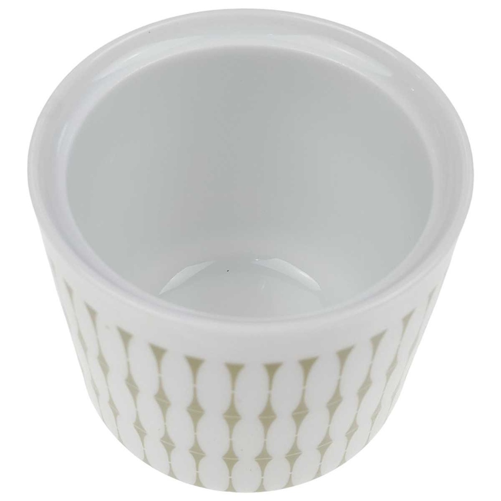 [100315] Zuckerdose Melitta Hamburg Raute Olivgrün gebraucht - sehr gut Bild 4