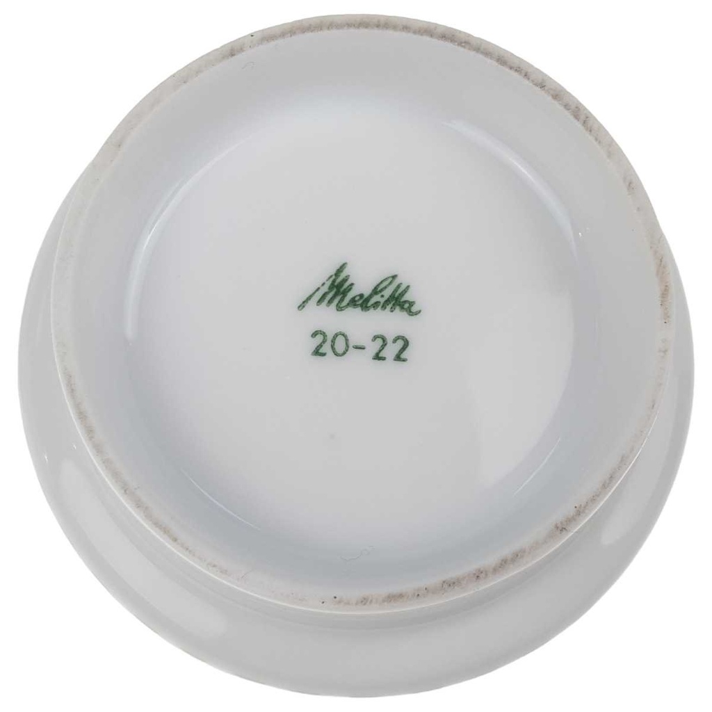 [100317] Zuckerdose ohne Deckel Melitta Hamburg Raute Olivgrün gebraucht - sehr gut Bild 3