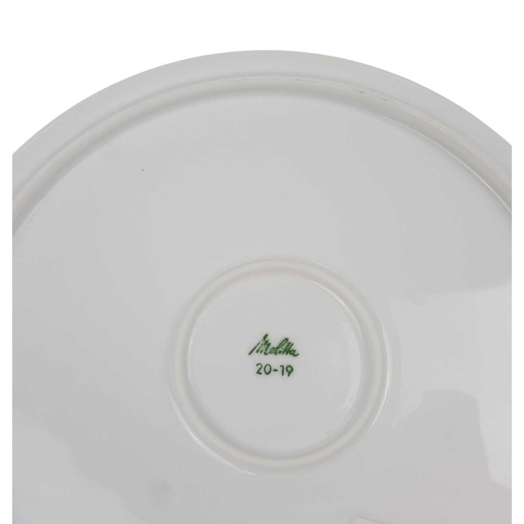 [100318] Kuchenteller Dessertteller 19 cm Melitta Hamburg Raute Olivgrün gebraucht - gut Bild 3
