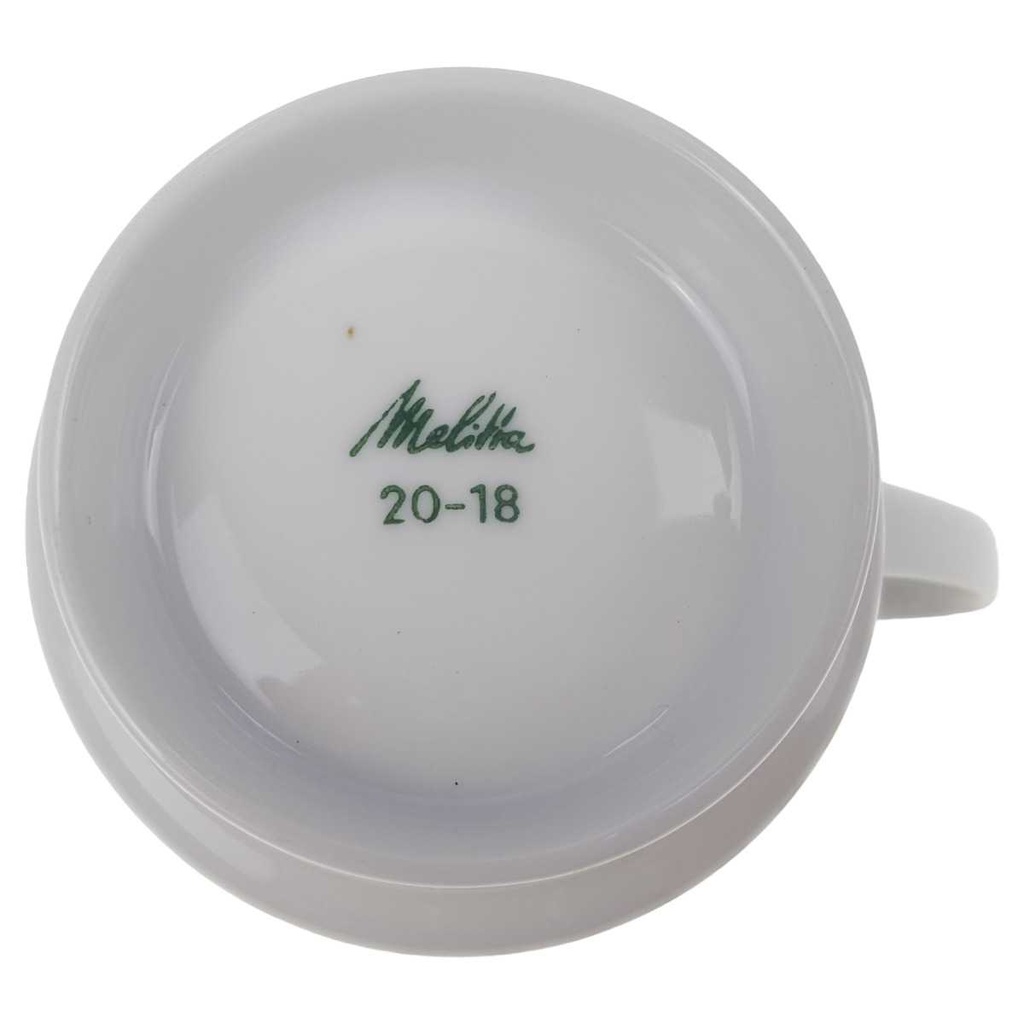 [100319] Kaffeetasse Melitta Hamburg Raute Olivgrün gebraucht - sehr gut Bild 3