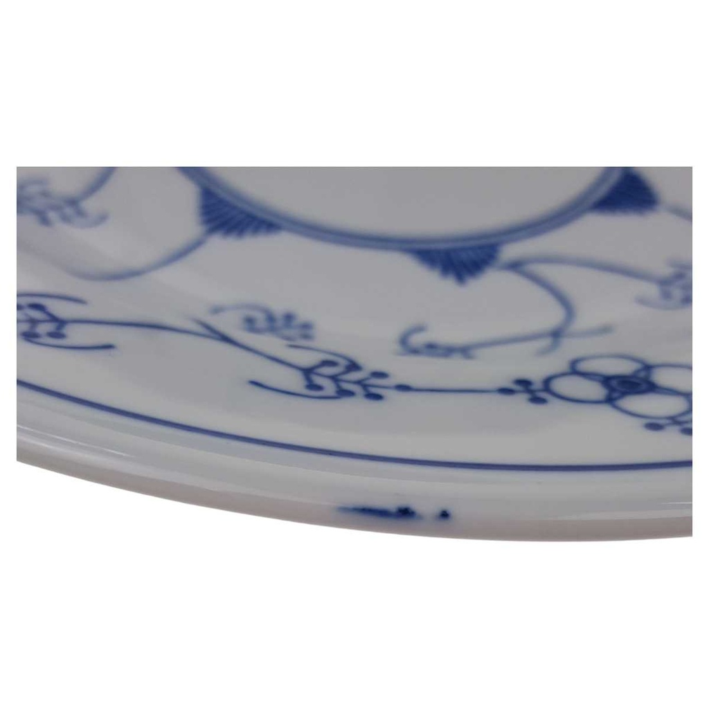 [123110] Suppenteller 22 cm Jaeger & Co Indisch Blau Strohblume gebraucht - gut Bild 3