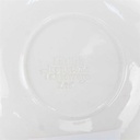 [123111] Untertasse für Kaffee 14 cm English Ironstone Tableware (EIT) EIT England Waddesdon Manor Buckinghamshire Rot gebraucht - gut Bild 3