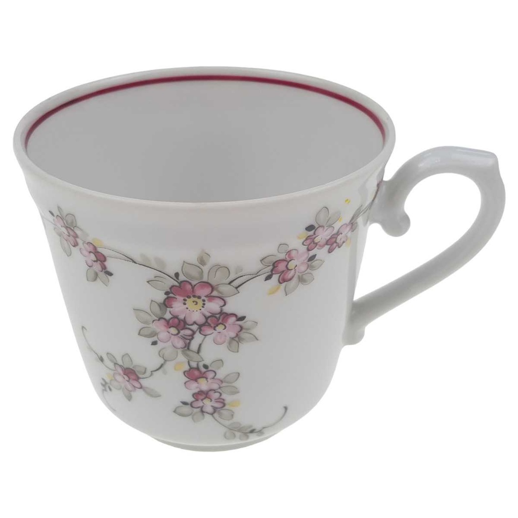 [123114] Kaffeetasse Winterling Kirchenlamitz Blumendekor Rot Gelb Grün gebraucht - sehr gut Bild 2